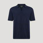 BELSTAFF Coast Knitted Polo in Dark Ink