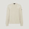 BELSTAFF Commander Crewneck Jumper in Silver/Birch
