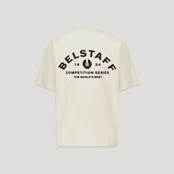 BELSTAFF Competition T Shirt in Chalk