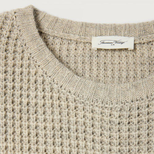 AMERICAN VINTAGE Crashway Jumper in Mist Melange