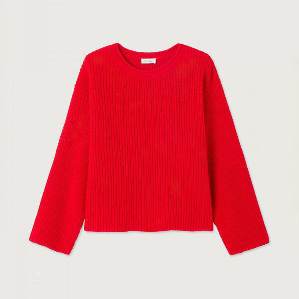 AMERICAN VINTAGE Crashway Jumper in Ecarlate