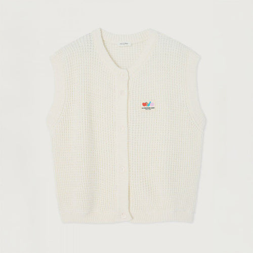 AMERICAN VINTAGE Crashway Cardigan in Pearl