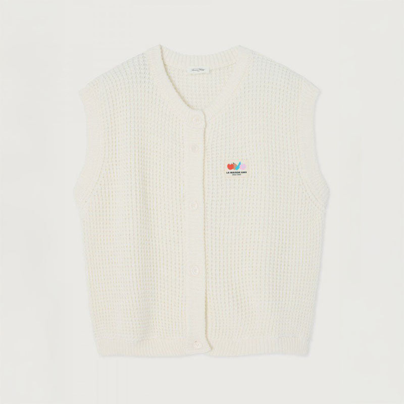 AMERICAN VINTAGE Crashway Cardigan in Pearl