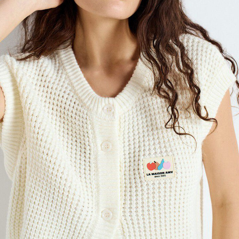 AMERICAN VINTAGE Crashway Cardigan in Pearl