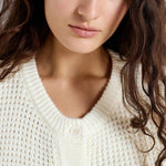 AMERICAN VINTAGE Crashway Cardigan in Pearl