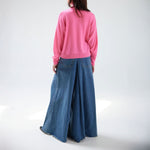 COLORUSH Malibu Roll Neck in Barbie