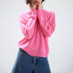 COLORUSH Malibu Roll Neck in Barbie