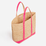 Cabas M Tote Bag in Pink Fluo