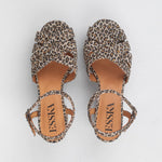 ESSKA Caitlyn Mid Heel Sandals in Leopard