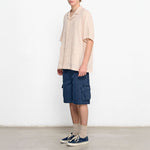 EDMMOND STUDIOS Captains Dinner Short Sleeve Shirt in Plain red