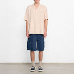 EDMMOND STUDIOS Captains Dinner Short Sleeve Shirt in Plain red