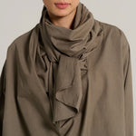 V DE VINSTER Marcel Cotton Blouse in Anthracite