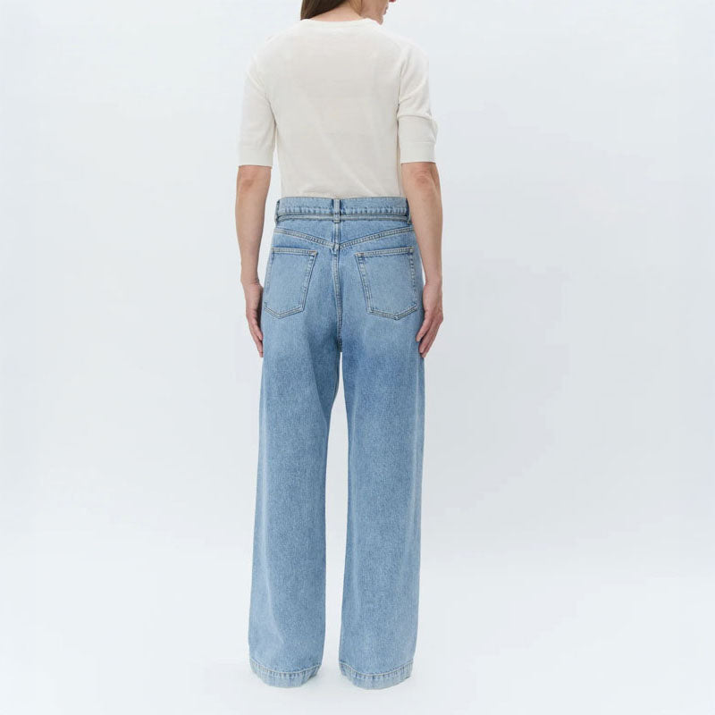 DAY BIRGER ET MIKKELSEN Carolina Daily Elements Marino Wool Top in Ivory