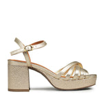 ESSKA Casey Sandals in Platinum Metallic
