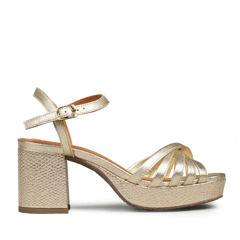 ESSKA Casey Sandals in Platinum Metallic