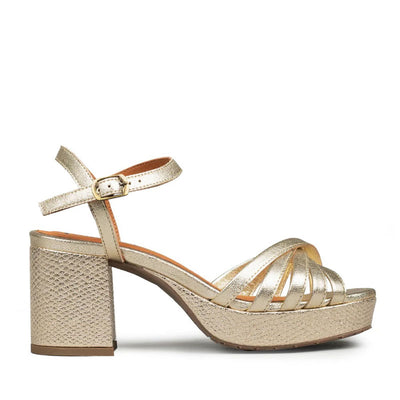 ESSKA Casey Sandals in Platinum Metallic
