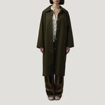 ORFEO Cash Trench Coat in Khaki