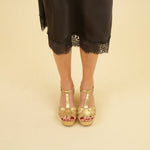 ESSKA Charlie Heels in Gold Neptune