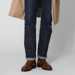 LOAKE Chatsworth Waxed Chelsea Boots in Dainite Brown