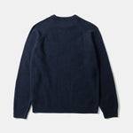 EDMMOND STUDIOS Checkmate Sweater in Plain Navy