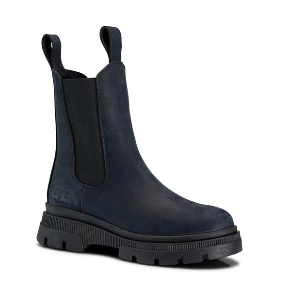 BRGN Chelsea Boot in Dark Navy