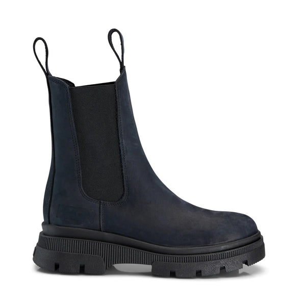 BRGN Chelsea Boot in Dark Navy