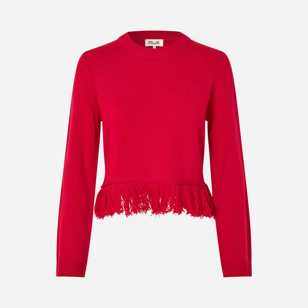 BAUM UND PFERDGARTEN Chevy Top in Crimson Red