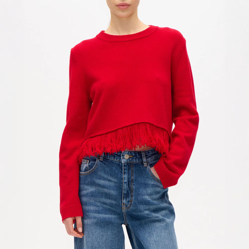 BAUM UND PFERDGARTEN Chevy Top in Crimson Red