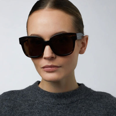 GLAS Chloe Sunglasses in Dark Brown