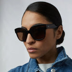GLAS Chloe Sunglasses in Dark Brown
