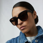 GLAS Chloe Sunglasses in Dark Brown