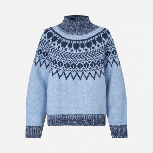 BAUM UND PFERDGARTEN Ciana Jumper in Blue Fair Isle