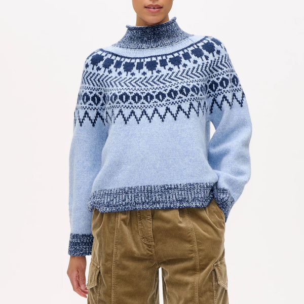 BAUM UND PFERDGARTEN Ciana Jumper in Blue Fair Isle