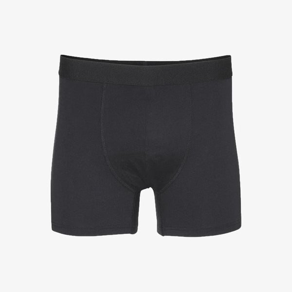 COLORFUL STANDARD Classic Organic Boxer Briefs in Deep Black