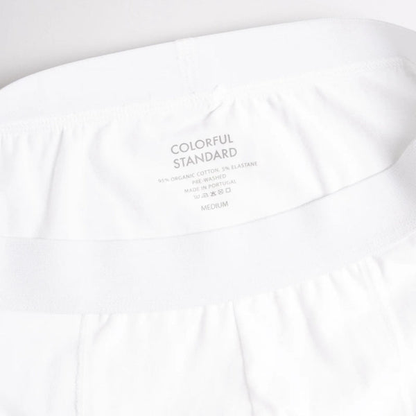COLORFUL STANDARD Classic Organic Boxer Briefs in Optical White