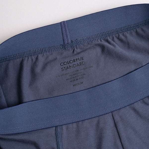 COLORFUL STANDARD Classic Organic Boxer Briefs in Petrol Blue