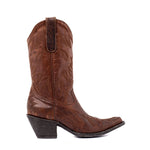 MEXICANA Coachella 11 Brass Destroyed Boots in Dark Brown