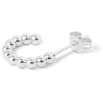 LULU COPENHAGEN Small Colour Ball Hoops in Silver