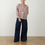 ORFEO Montan Check Blouse in Pink