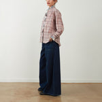 ORFEO Montan Check Blouse in Pink