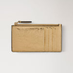 MULBERRY Continental Zipped Long Card Holder in Somerset Gold