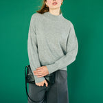 JUMPER 1234 Crew Neck Merino Wool Jumper in Smoke