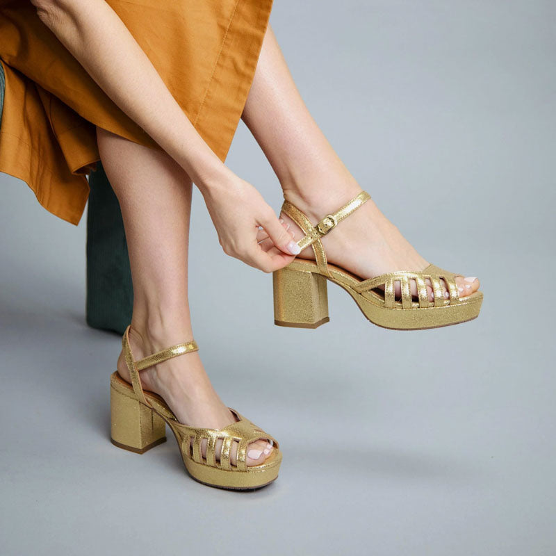 ESSKA Cristi Sandals in Vegan Gold