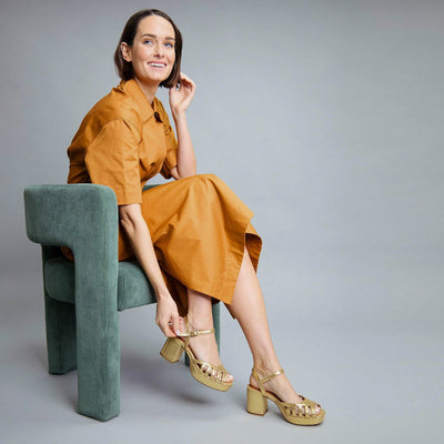 ESSKA Cristi Sandals in Vegan Gold