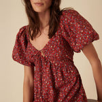 NOBODYS CHILD Joanna Mini Dress in Red