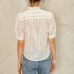 M.A.B.E Dacy EMB Top in Mustard