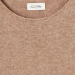 Damsville Boat Neck Knit in Bear Cub Chine