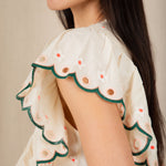 BONTE Darcy Top in Ecru/Multi