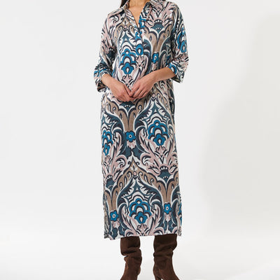 DEA KUDIBAL Herminedea Shirt Dress in Artistic Blush