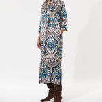 DEA KUDIBAL Herminedea Shirt Dress in Artistic Blush